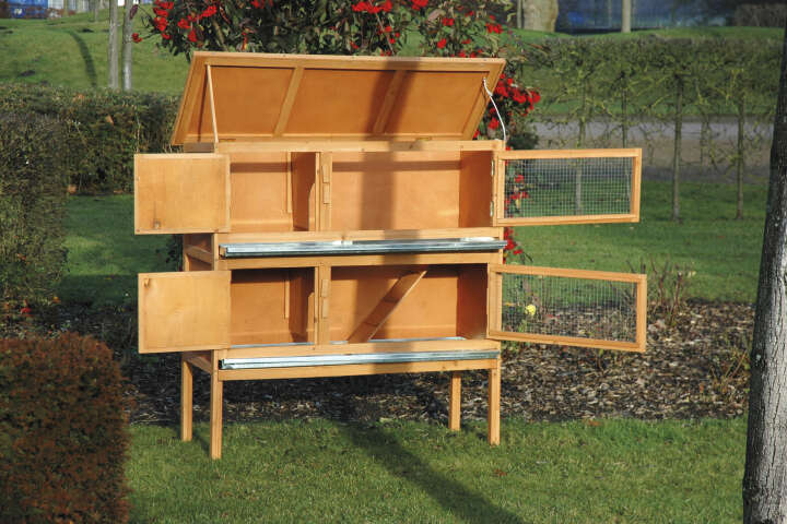 dobar Doppelstöckiger Kaninchenstall mit Innentreppe